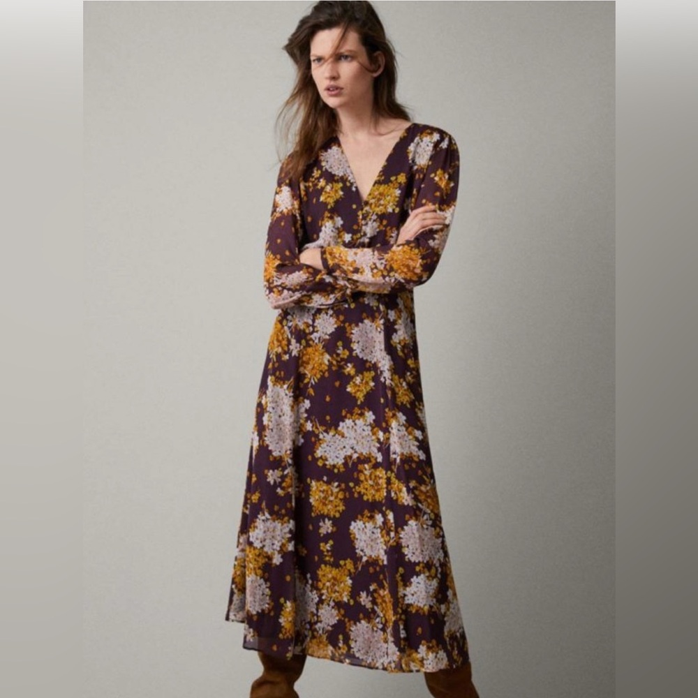 Massimo Dutti floral dress